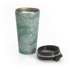 Stainless Steel Travel Mug - ʻŌhiʻa Lehua