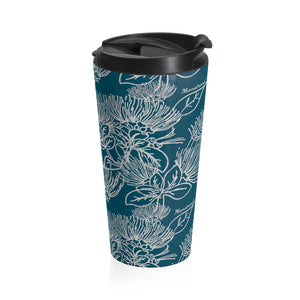 Stainless Steel Travel Mug - ʻŌhiʻa Lehua