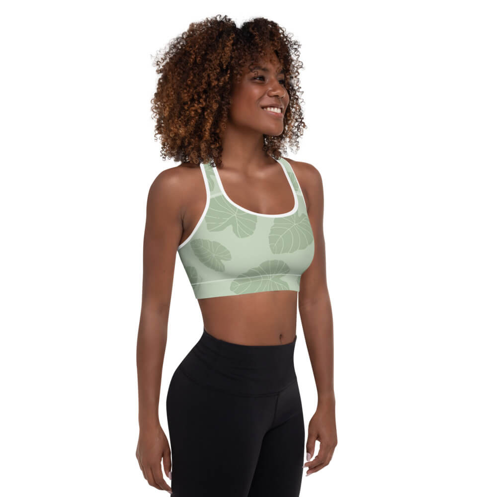 Mana White Sports Bra