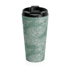 Stainless Steel Travel Mug - ʻŌhiʻa Lehua